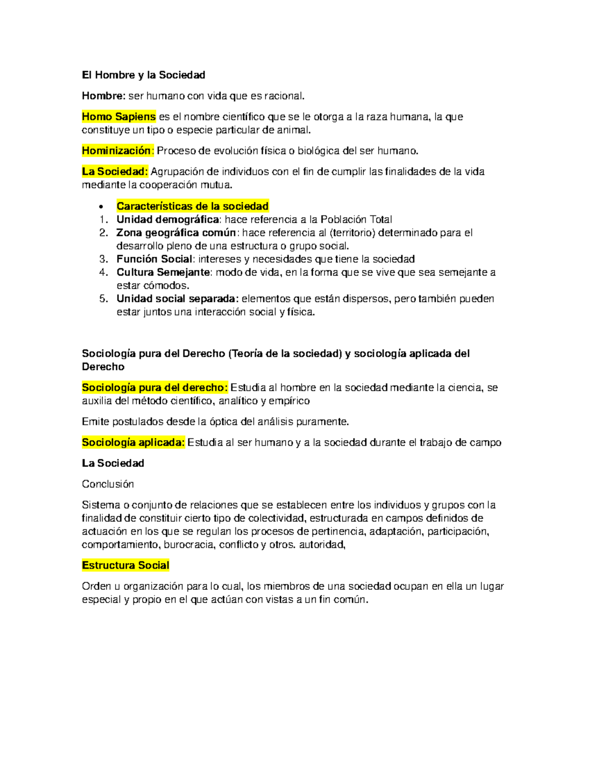 Resumen Sociología 2P: El Hombre y la Sociedad - Studocu