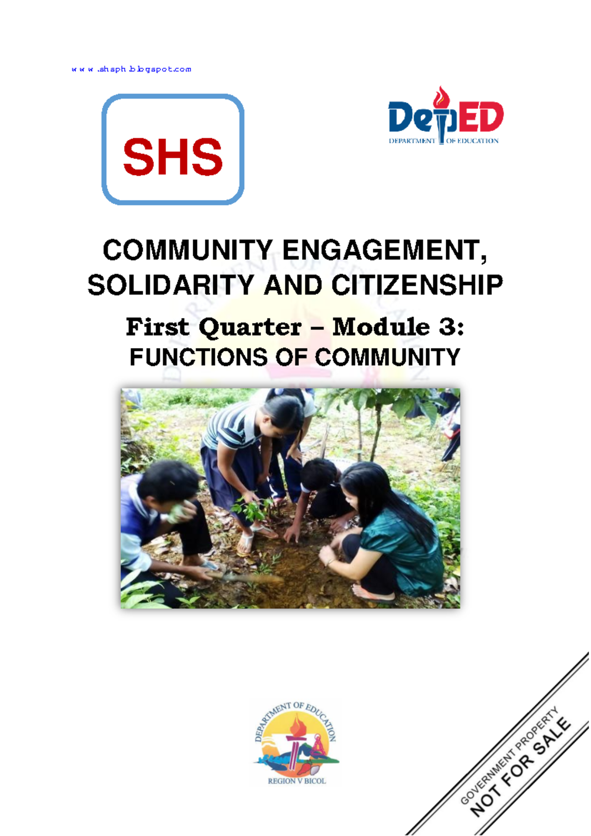 CESC-Module-3: Lecture Notes on Community Functions and Leadership ...