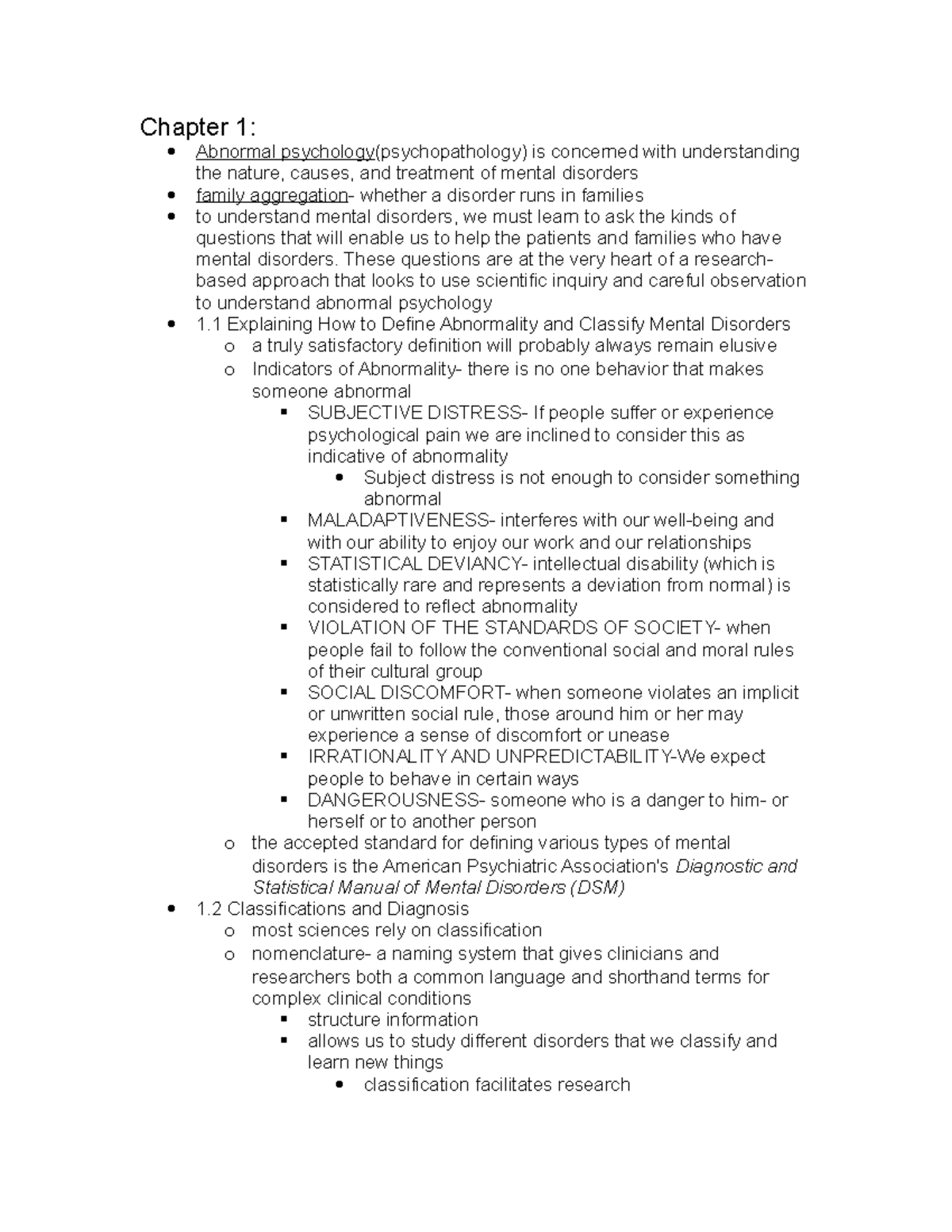 Chapter 1: Overview & Research Methods in Abnormal Behavior Psychology ...