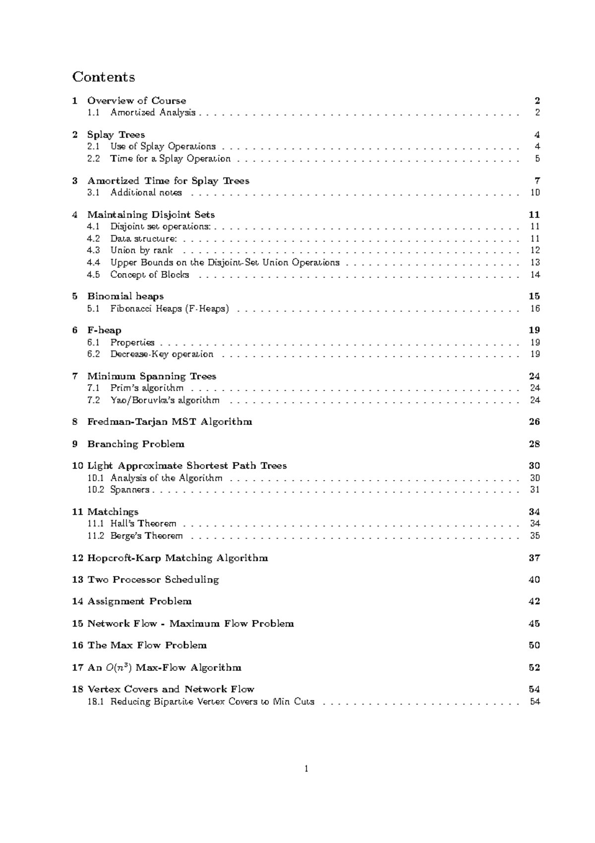 CMSC 651 Advanced Algorithms Lecture Notes on Data Structures and ...