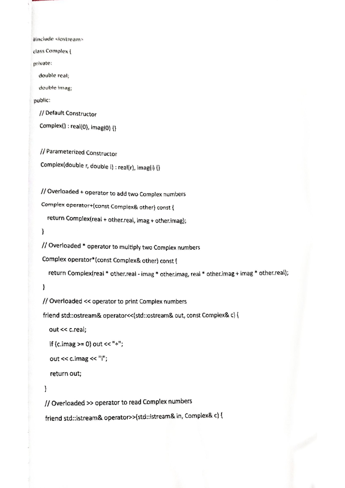 CS101: OOP Concepts and Implementation in C++ - Code Examples - Studocu