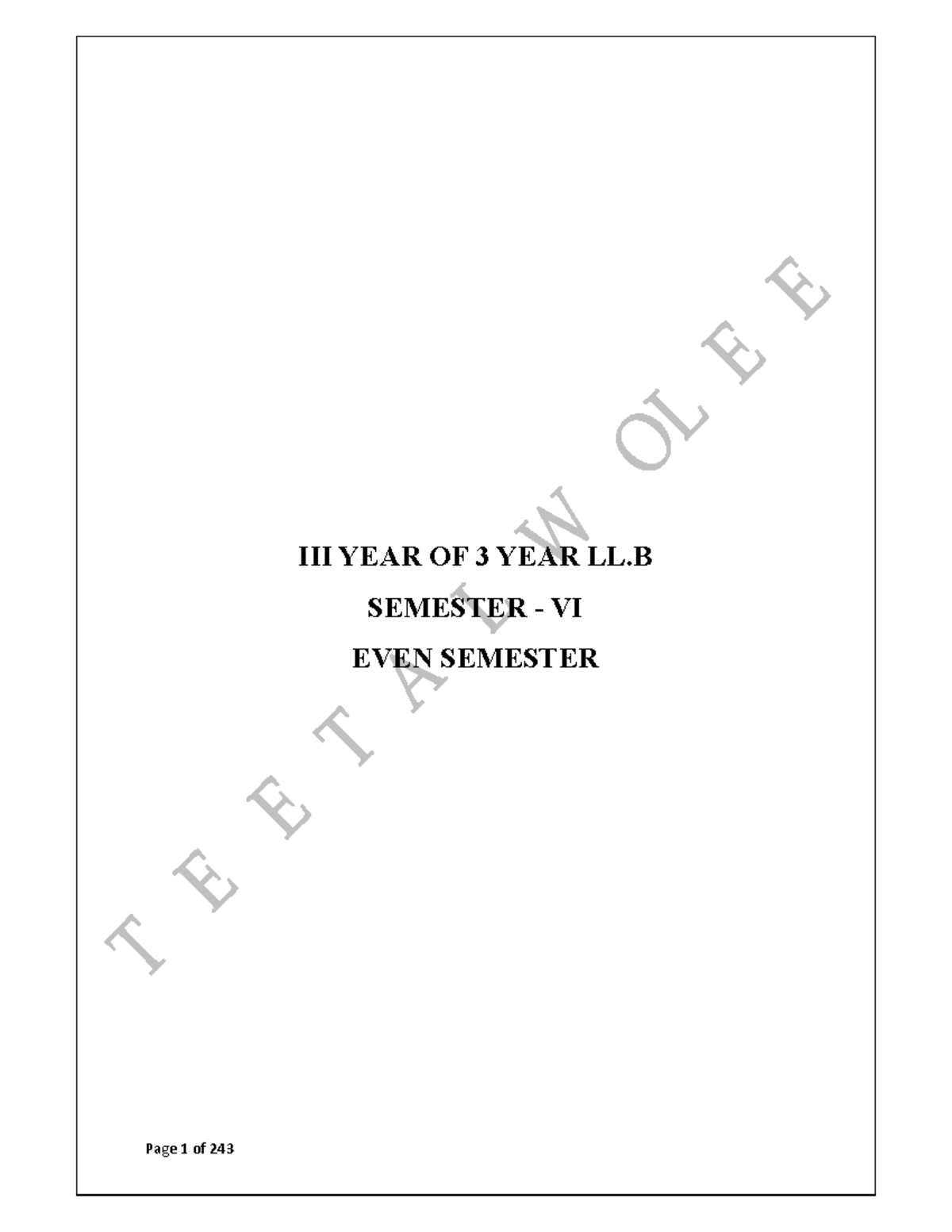Human rights law lecture notes - TA6A semester VI - Studocu