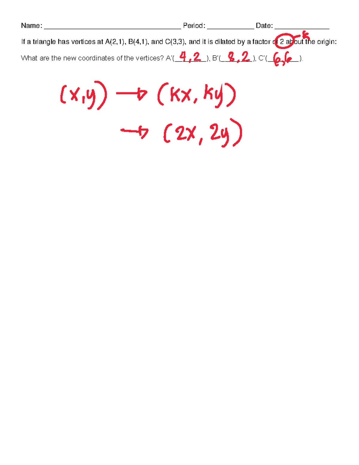 Warm Up 9-16 - Math 2 Warm Up - Name ...
