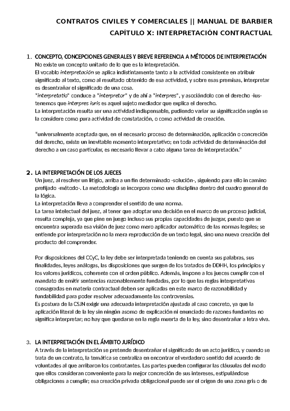 Contratos Civiles y Comerciales CCyC: Capítulo 10 Resumen ...