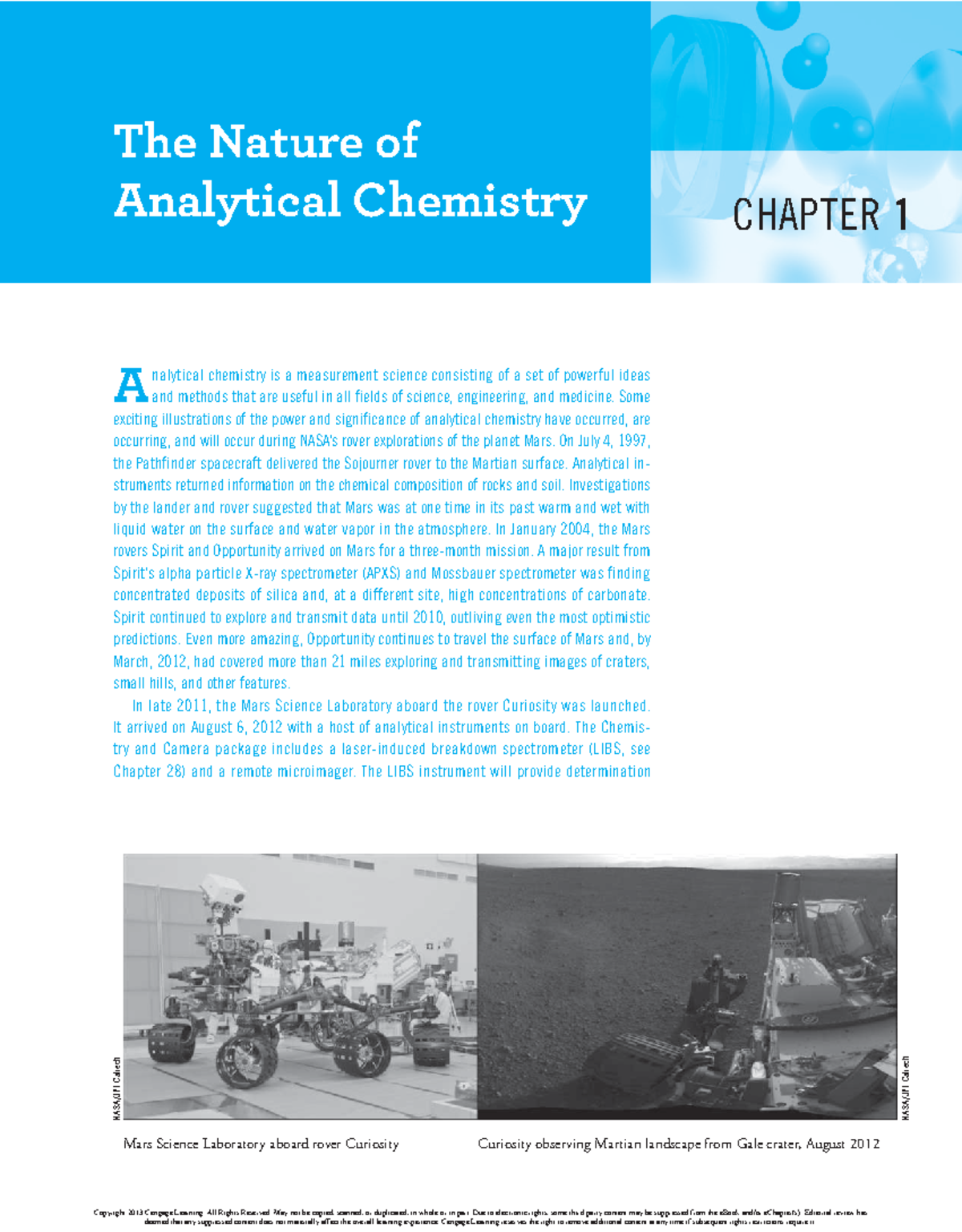 Analytical Chemistry Overview (Chapter 1) - Key Concepts and Methods ...
