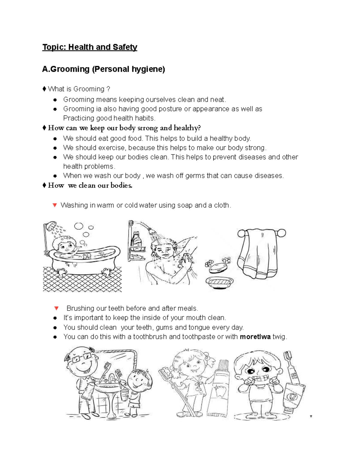 Health and Safety: Grooming and Personal Hygiene Tips - Studocu