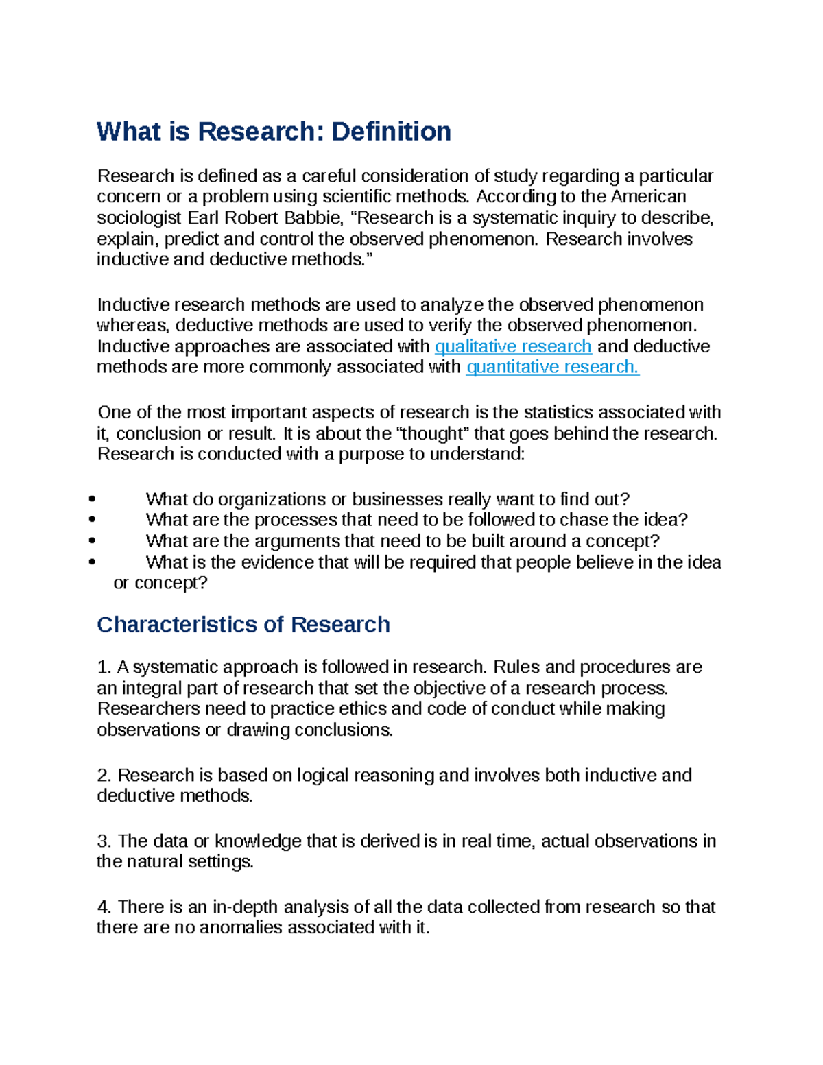Download - art - What is Research: Definition Research is defined as a ...