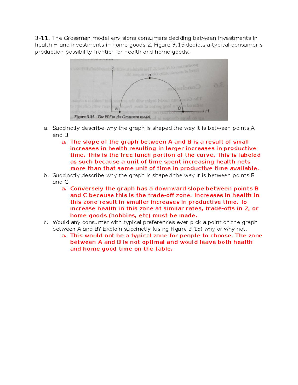 MBA Health Economics Week 2: The Grossman Model and Health Investment ...