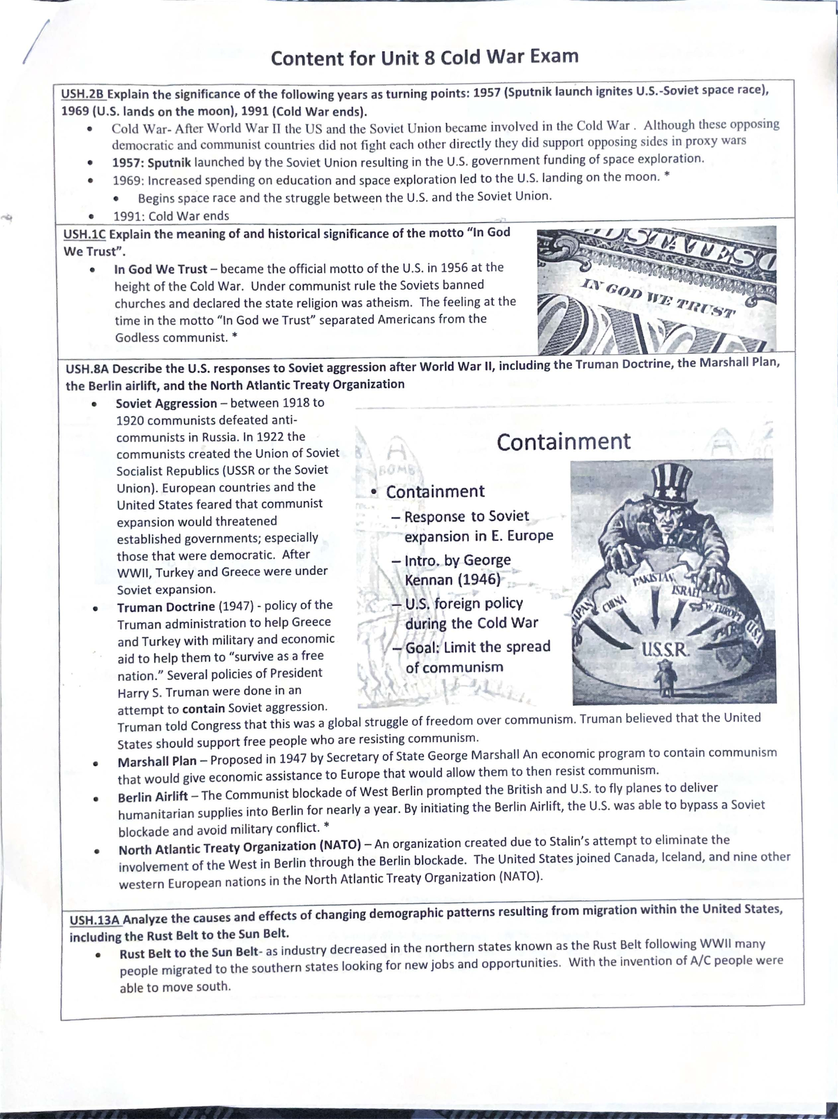 Midterm Exam Notes for Course Code ABC123: Key Concepts and Topics ...