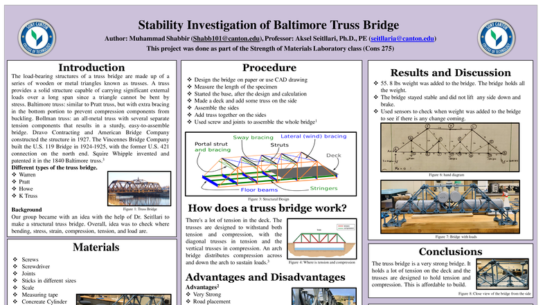 Baltimore Truss Muhammad Shabbir - Sway bracing Lateral (wind) bracing ...