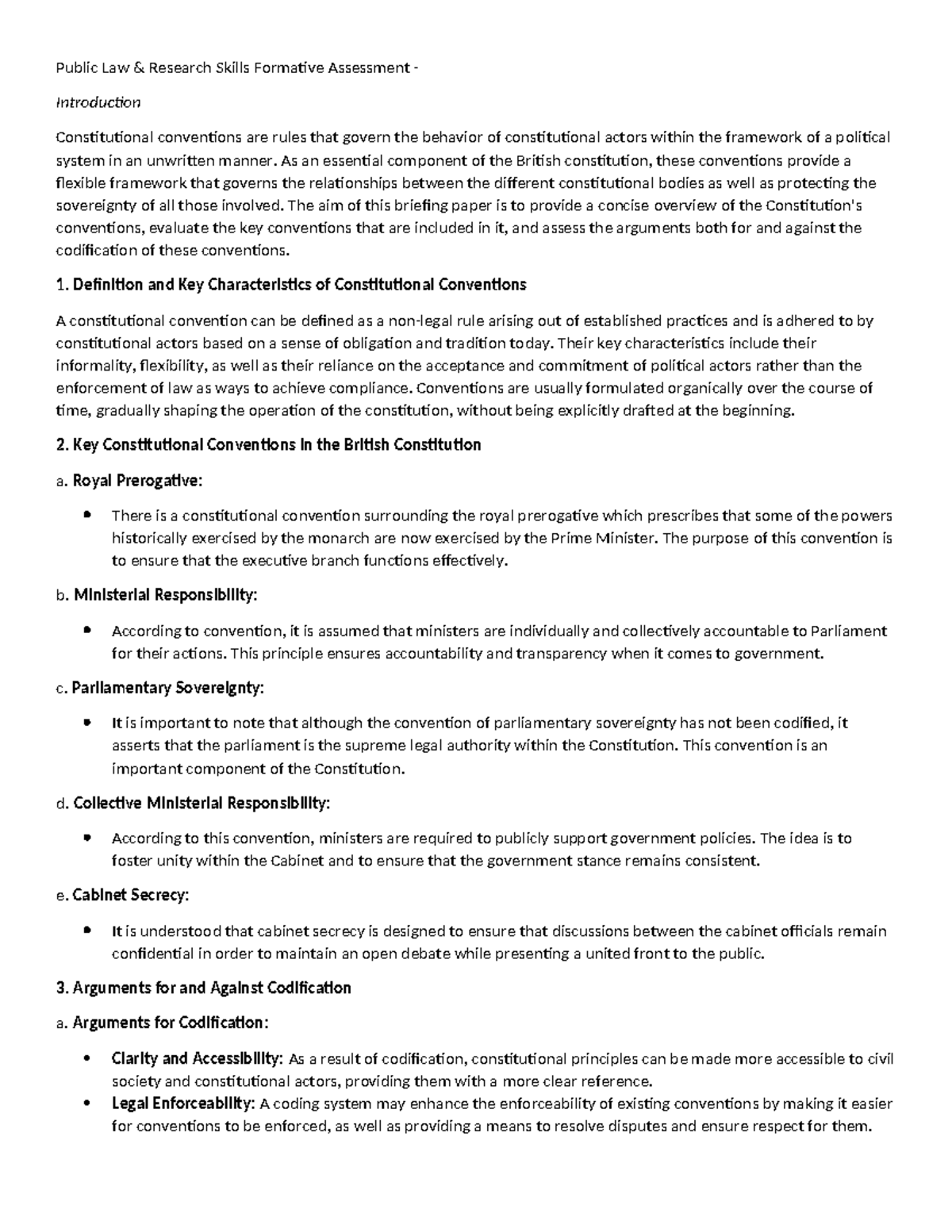 Public Law & Research Skills - Formative Assessment Overview - Studocu
