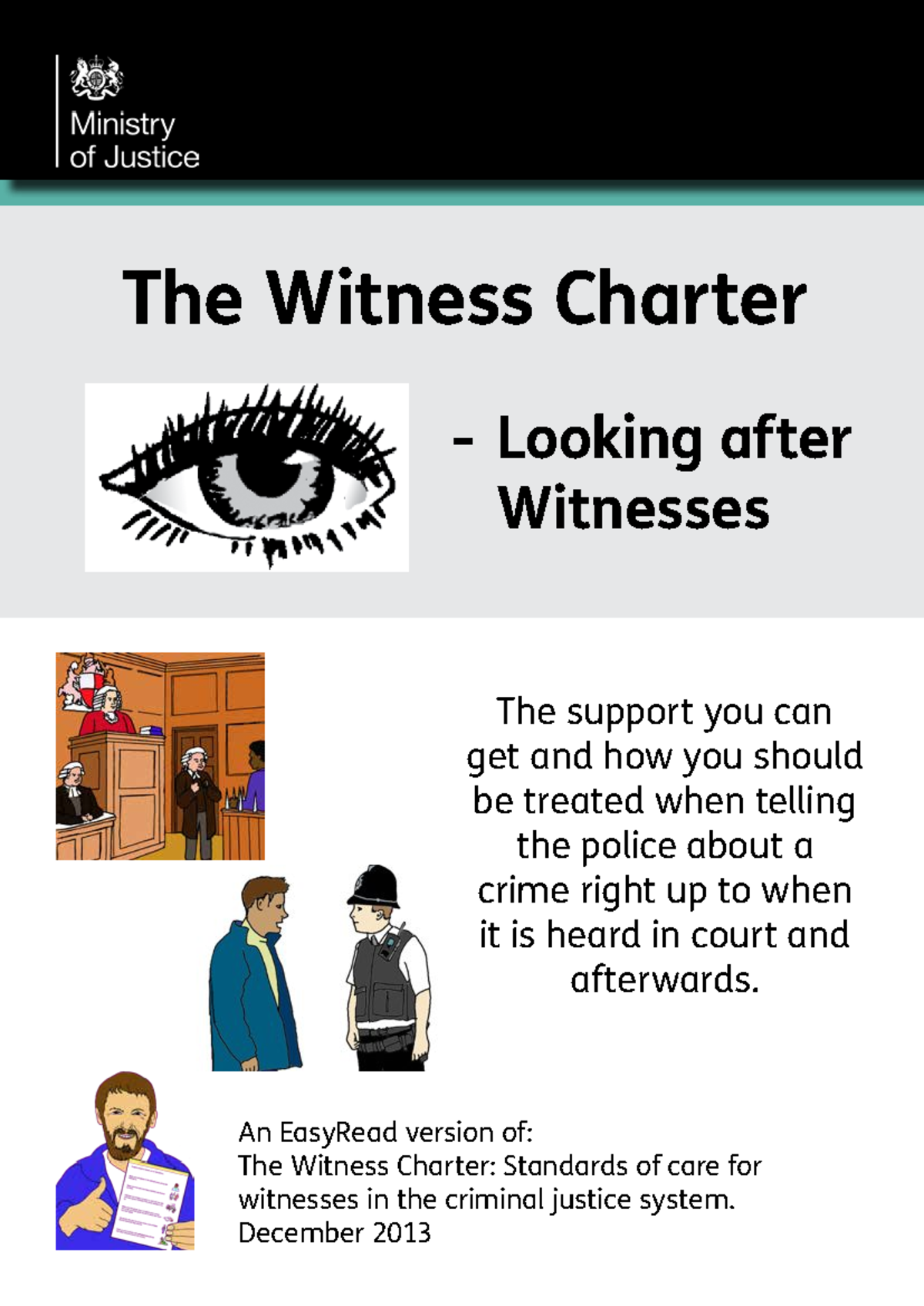 EasyRead Version of The Witness Charter: Support Standards for ...