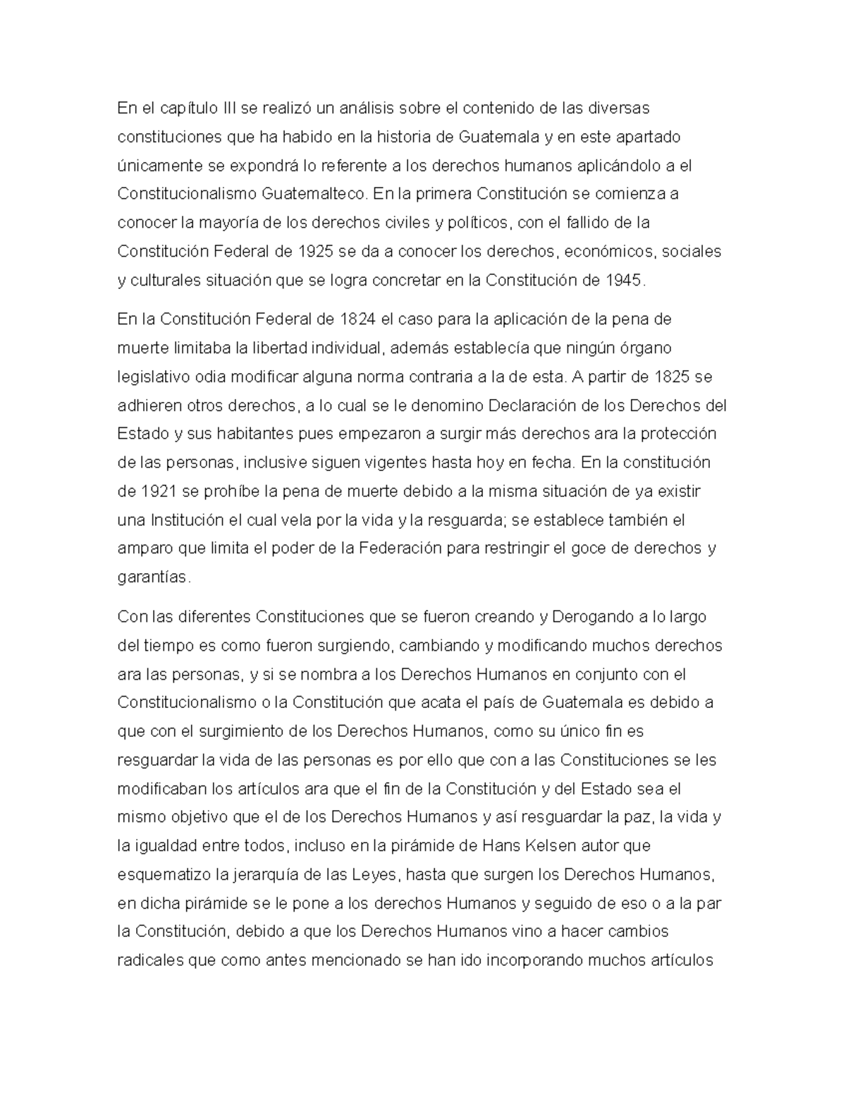 Análisis de Derechos Humanos y Constitucionalismo en Guatemala - Studocu