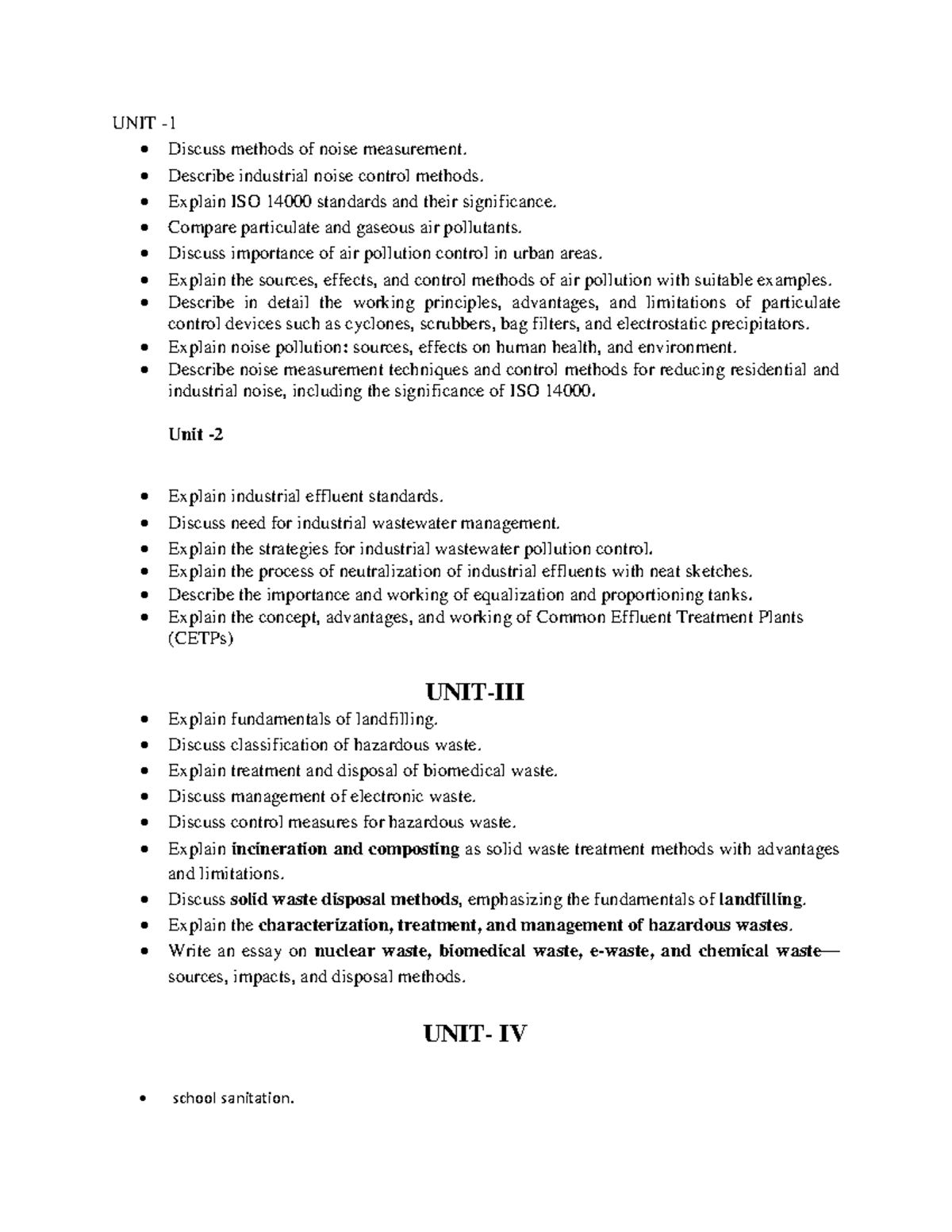 ENV 101: Comprehensive Guide to Pollution Control Methods and Standards ...