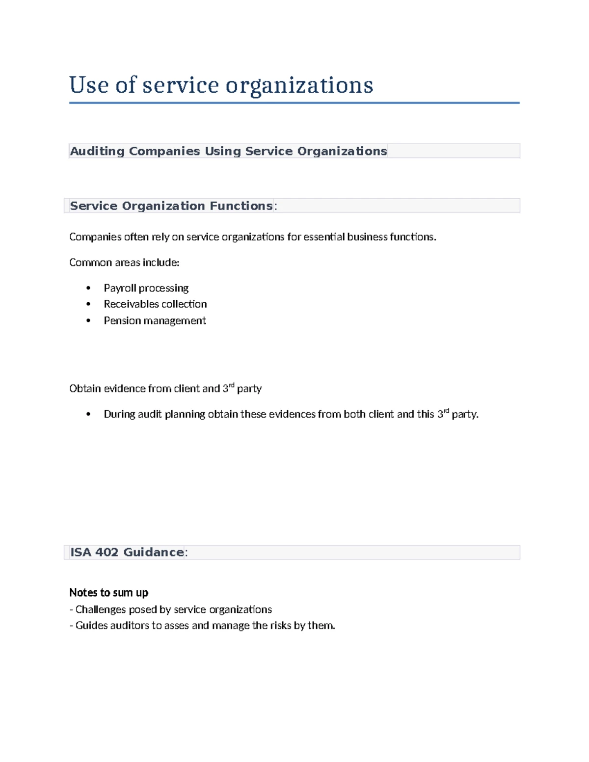 Types of Audit Procedures: A Detailed Overview for 500, A14 - Studocu