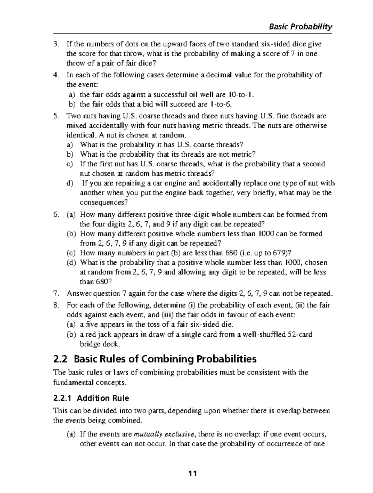 Basic Probability Concepts and Calculations (Prob 2) - Studocu
