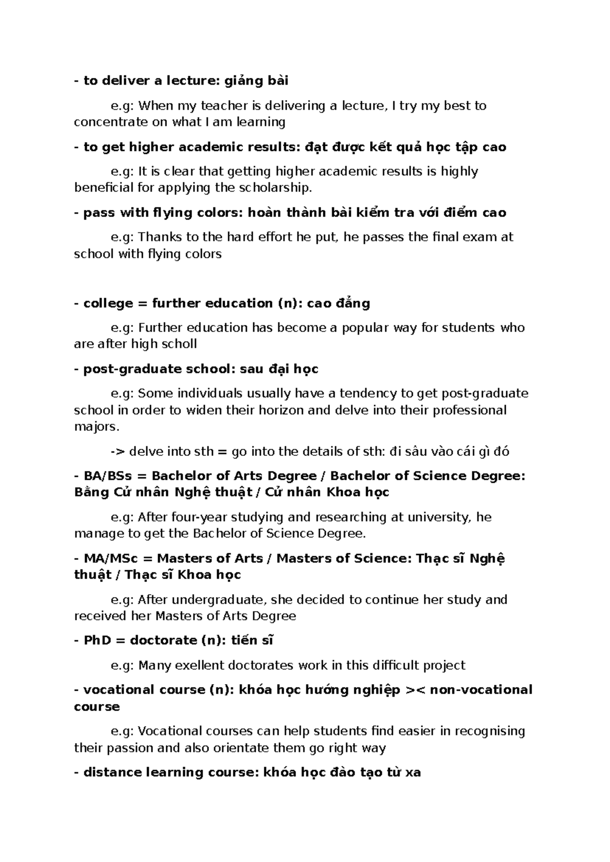 Lecture Notes on Education: Strategies for Academic Success - Studocu