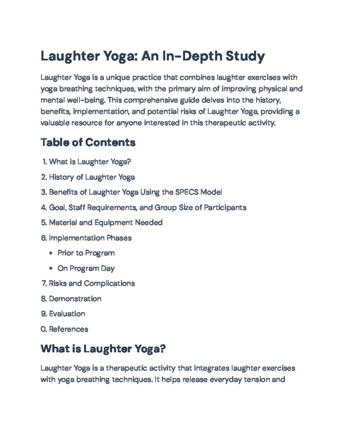 Laughter Yoga: Comprehensive Guide to Health Benefits & Implementation ...