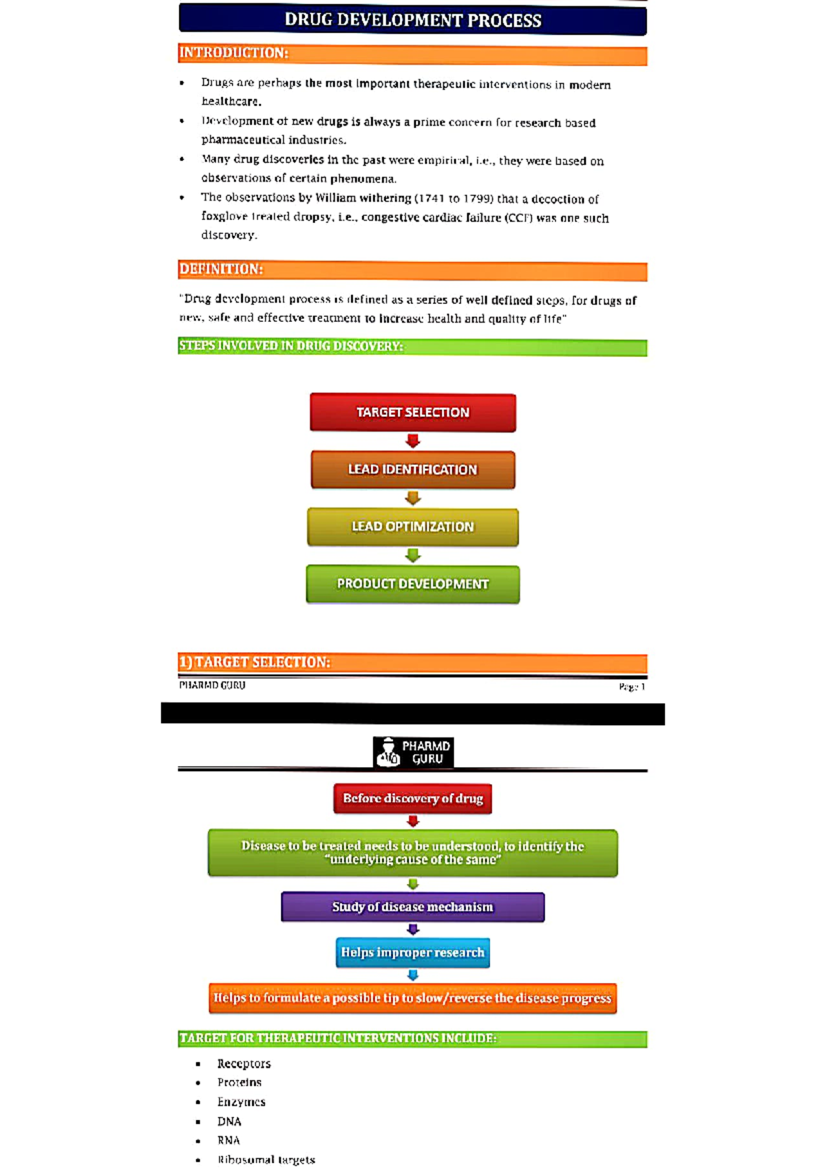 Drug Development Process Overview - Studocu