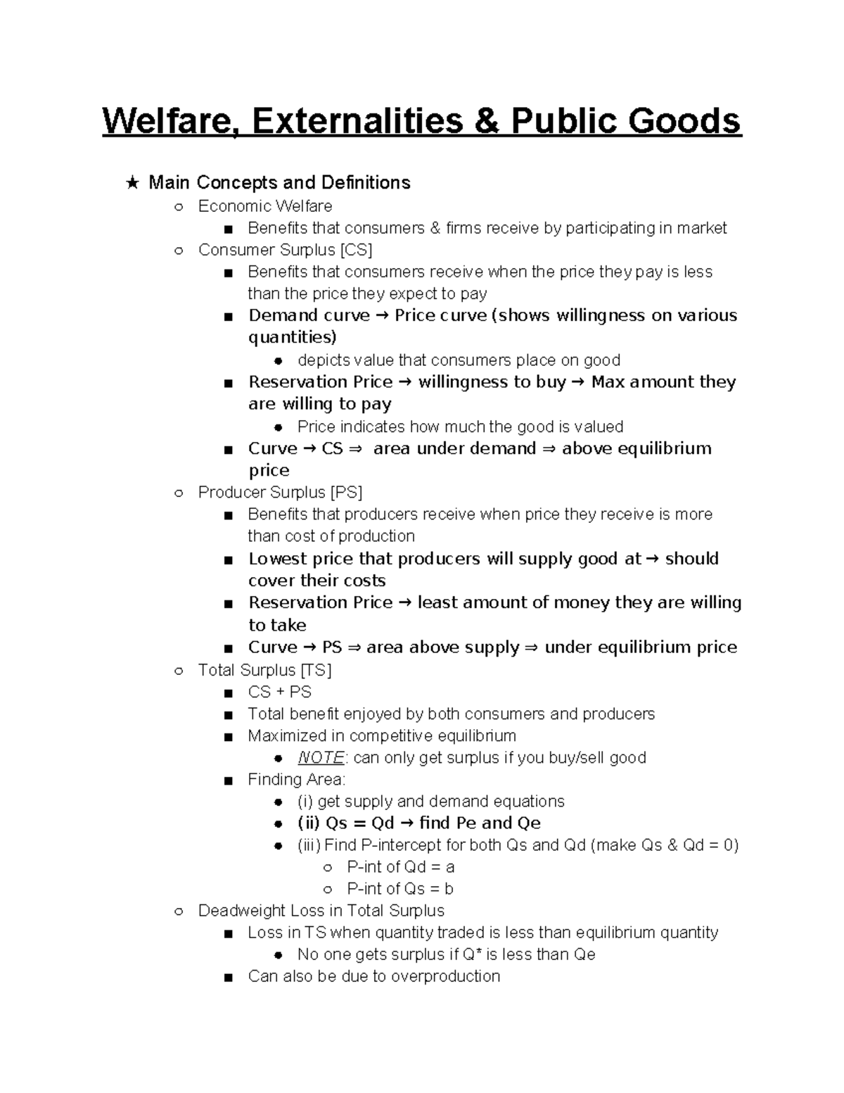 [Textbook Notes] CH - notes - Welfare, Externalities & Public Goods ...