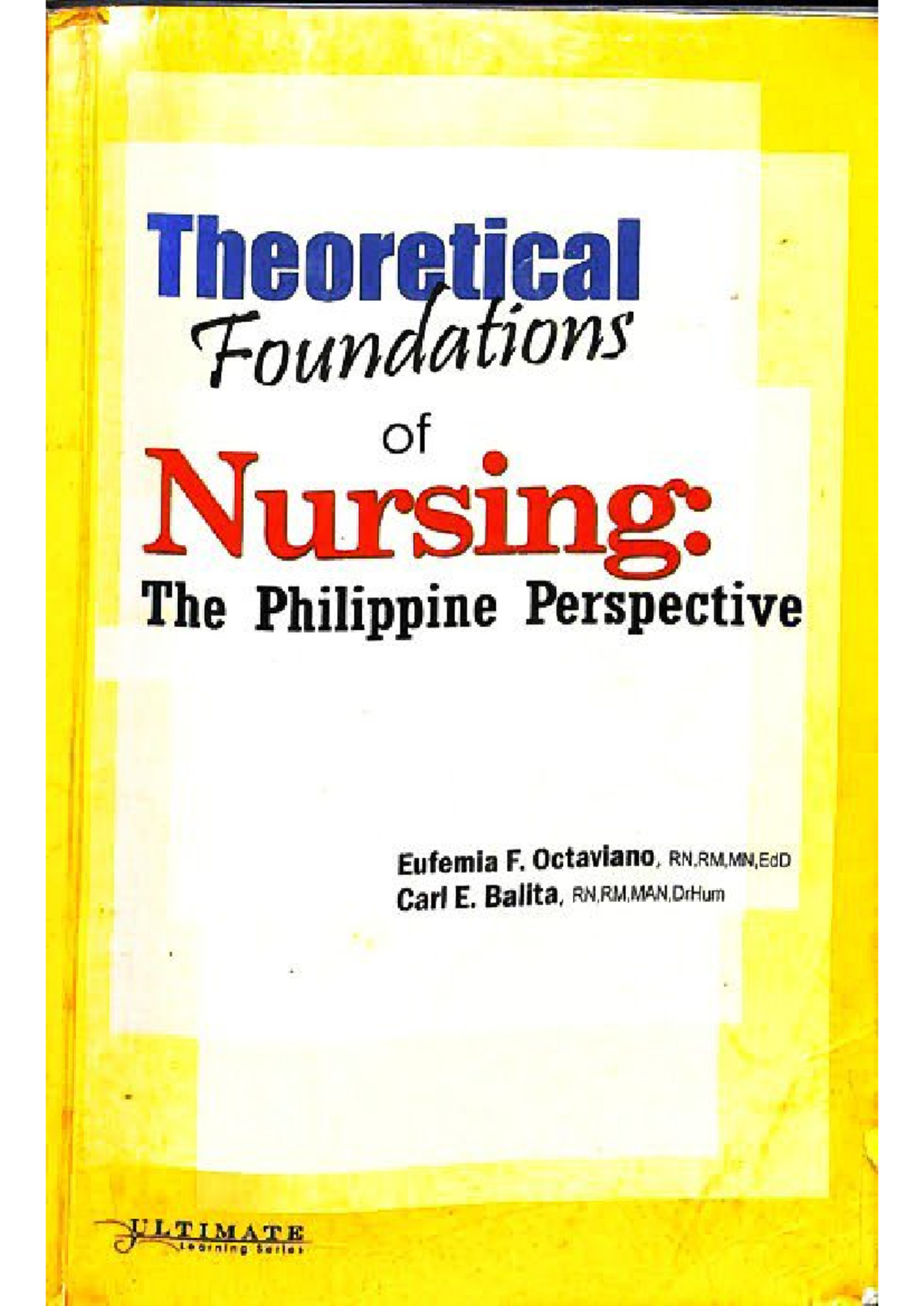 CJC LIRC 43597 Nursing Theory: A Comprehensive Philippine Perspective - Document Preview