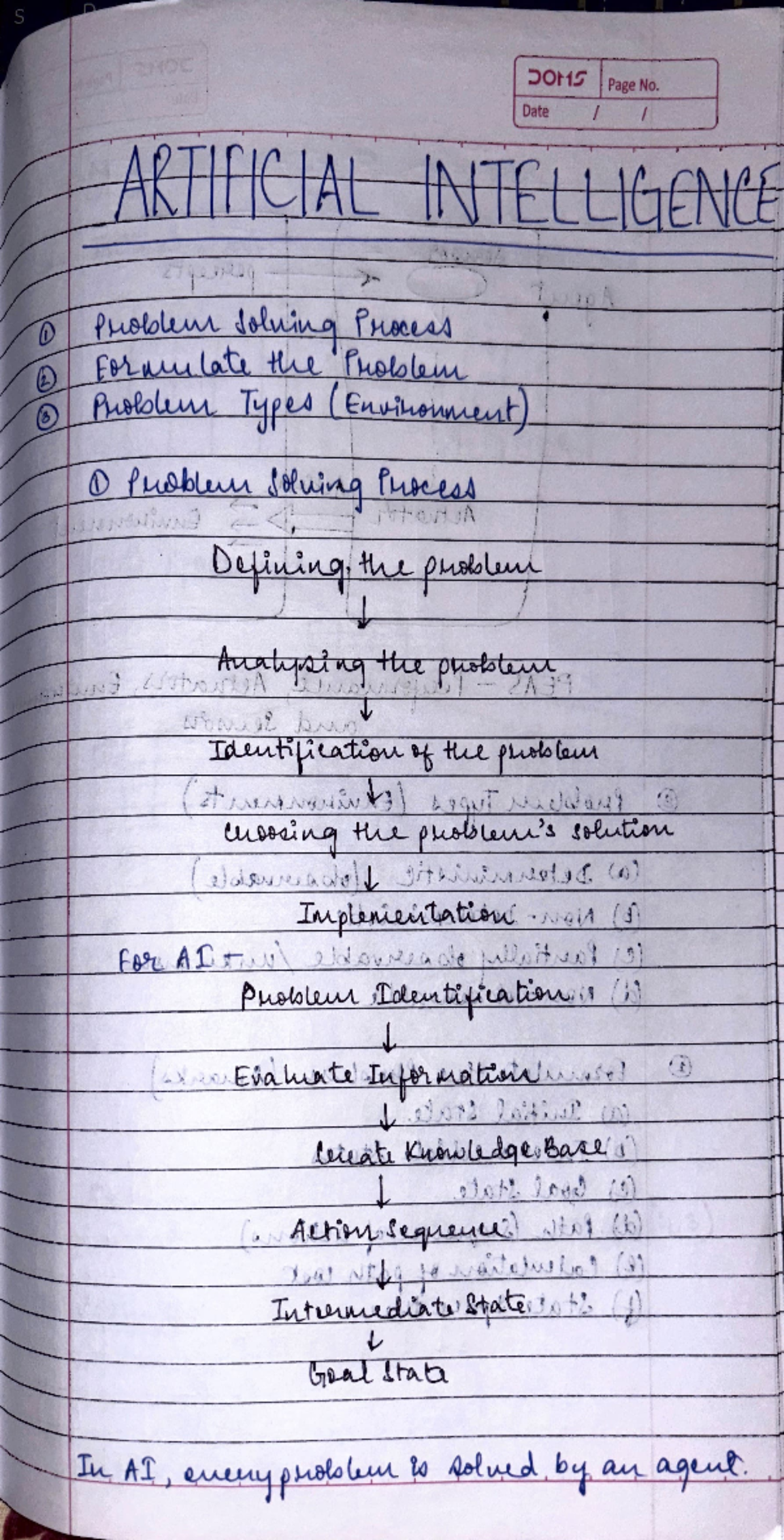 Unit 1 Toy Problems - Lecture Notes for Class Understanding - Studocu
