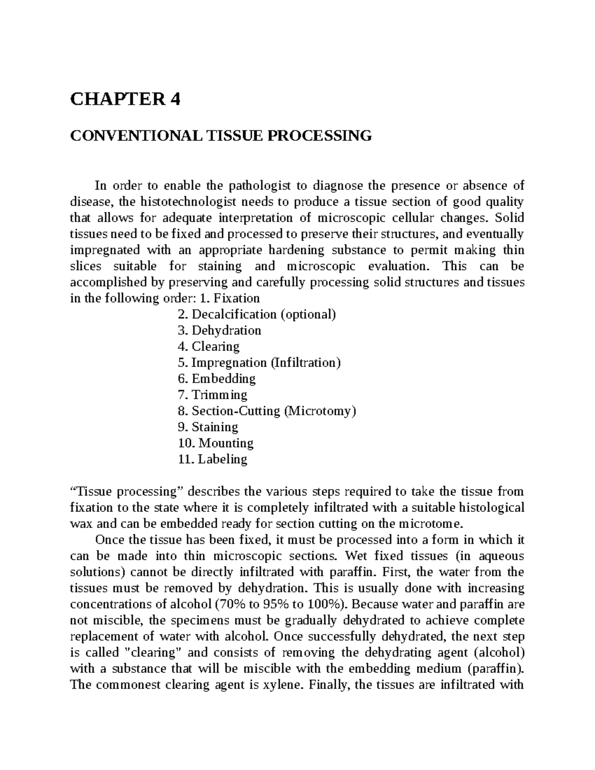 Histopathology Techniques: Tissue Processing & Section-Cutting Methods ...