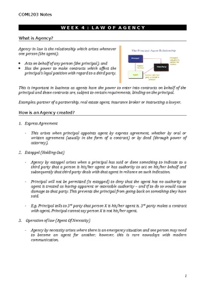 COML203 Notes - COML Lecture 1: Week 1 (27 feb) Course Coordinator ...