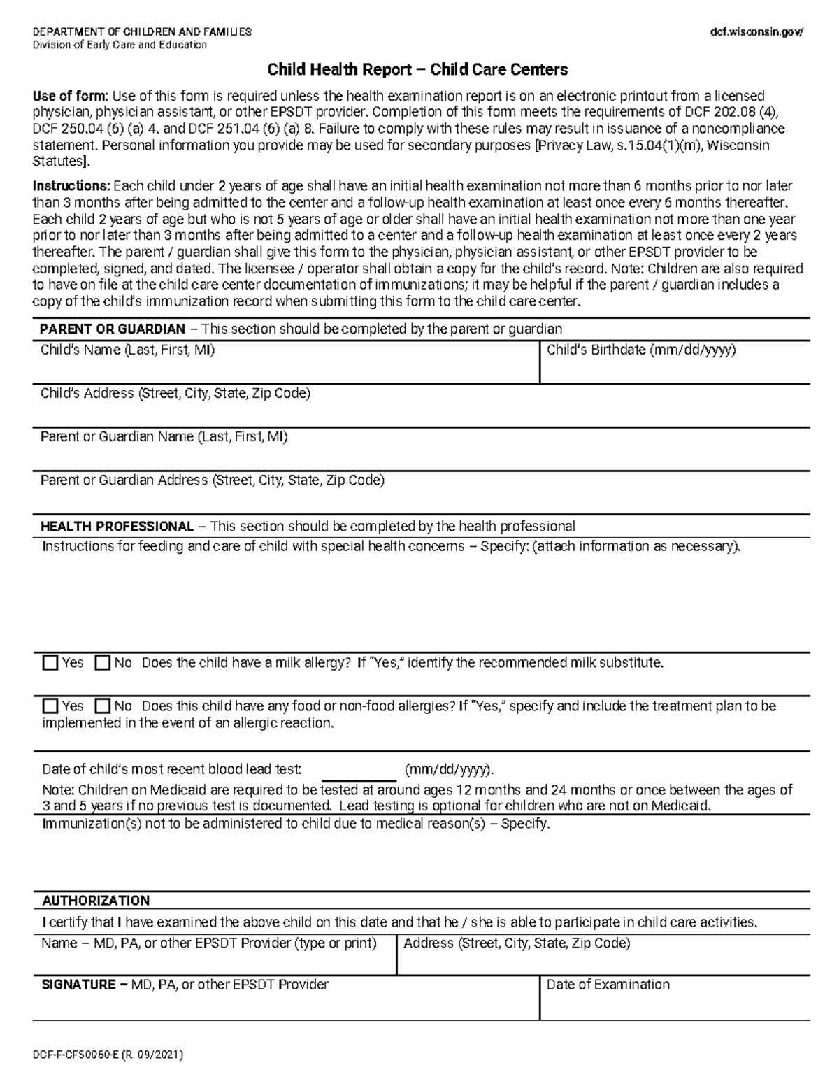 0060 - 0060 - DEPARTMENT OF CHILDREN AND FAMILIES dcf.wisconsin ...