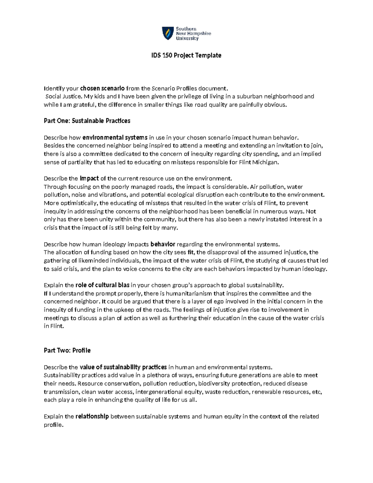 IDS 150 Project Template - IDS 150 Project Template Identify your ...