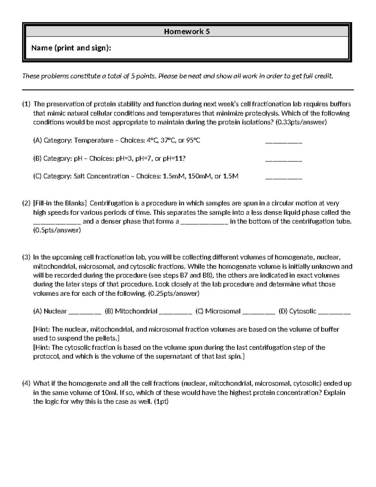 BIO2610 Homework 4 - Cell Biology and Fluorescence Microscopy - Studocu