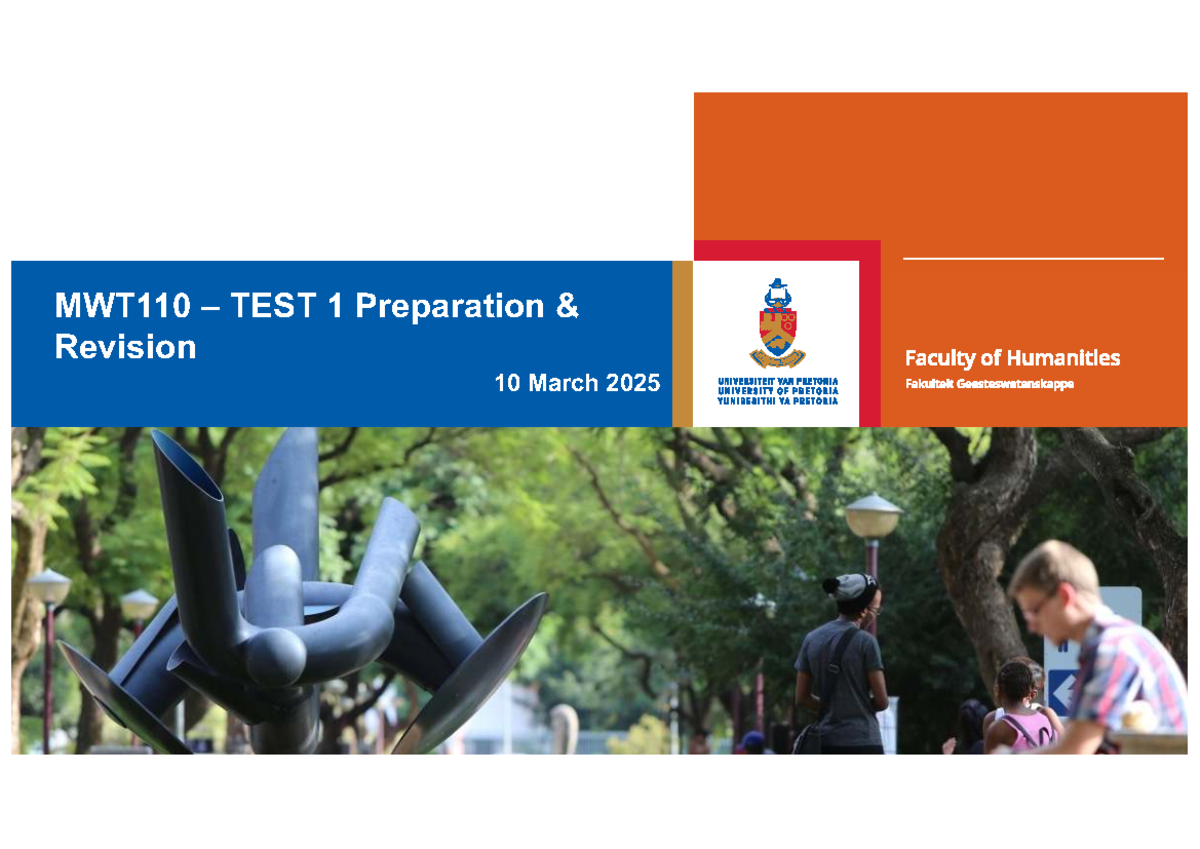 MWT 110: Semester Test 1 Preparation – Understanding Social Work - Studocu