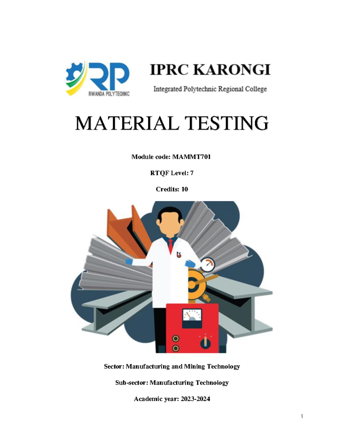MAMMT Material Testing Notes: Standards, Methods, and Sampling ...