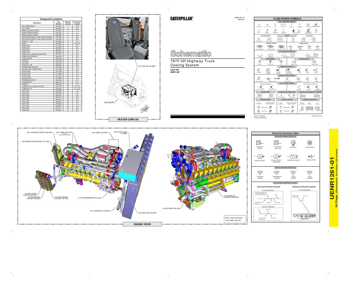 May 2011 Component Locations & Schematics for 797F Truck - Studocu