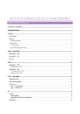 Retsfilosofi og Retssociologi - Eksamensnoter og Tidsplan (Kursuskode: RSR)