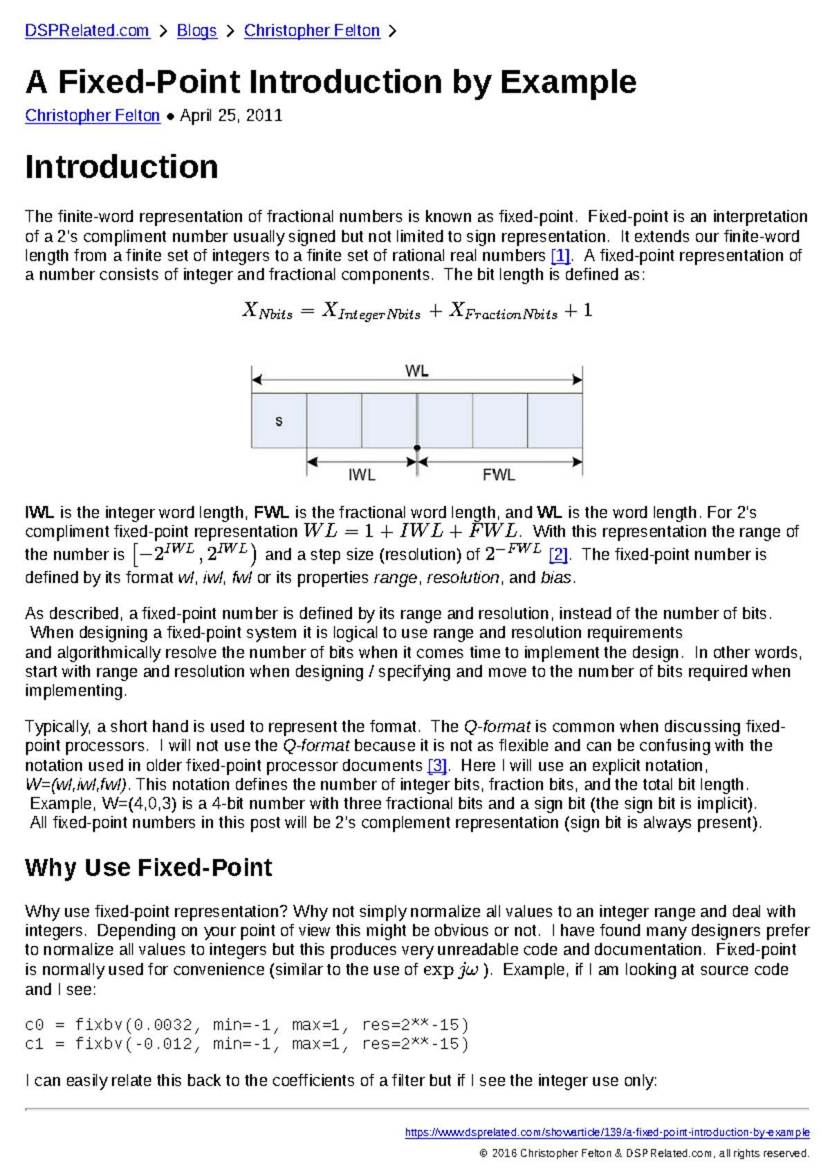 Introduction to Fractional Number Representation in DSP - Studocu