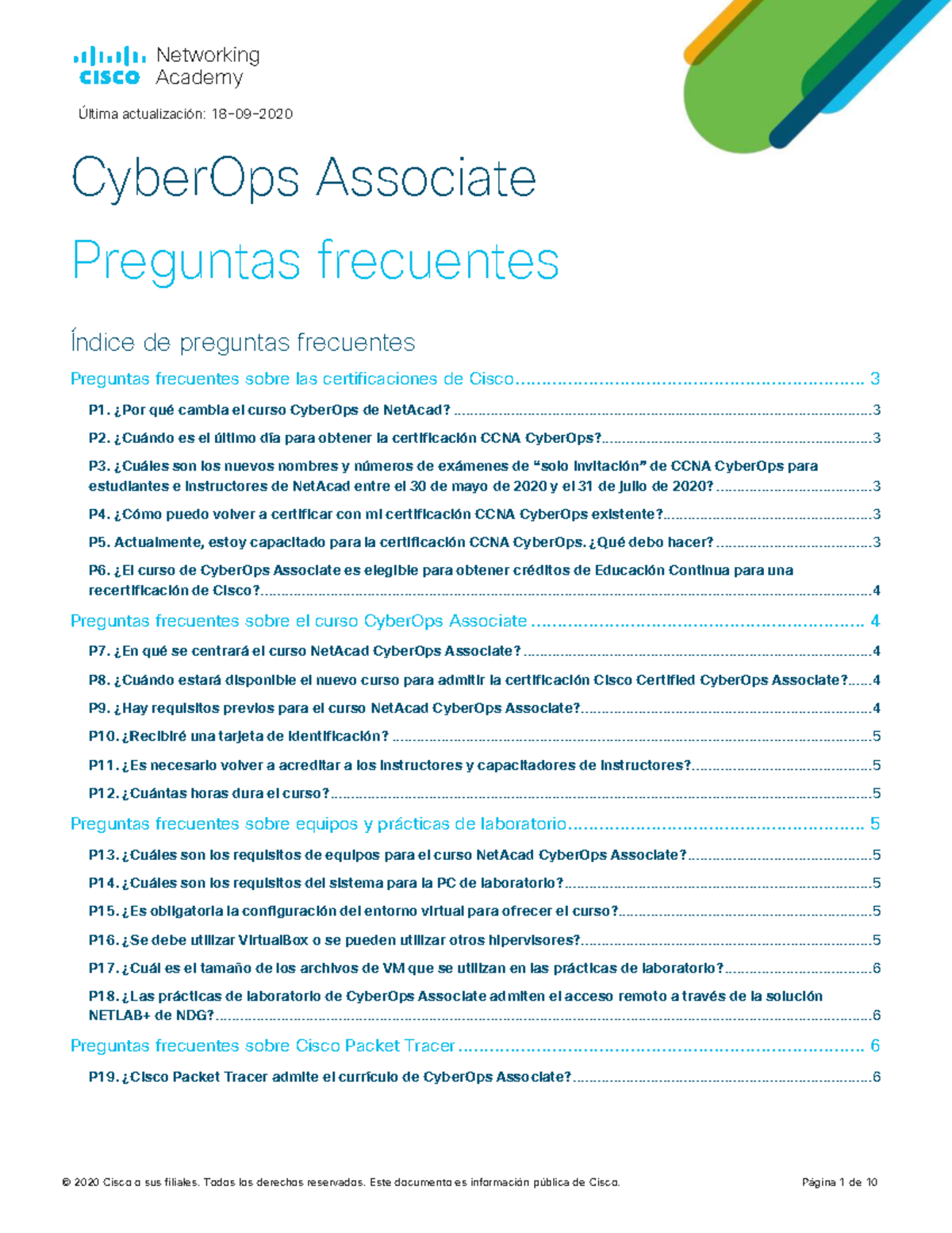 Spanish CA v1 0 FAQ - Redes - Academy CyberOps Associate Preguntas ...