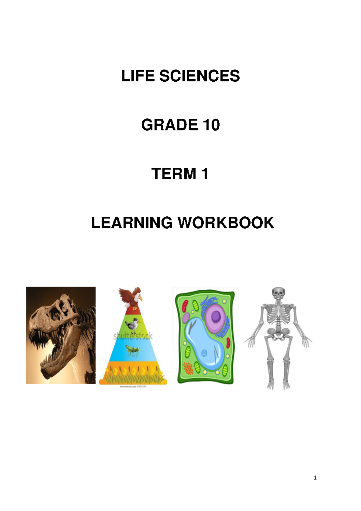 Gr. 10 LIFE SCIENCES Term 1 Learning Workbook: Ecosystems & Biomes ...
