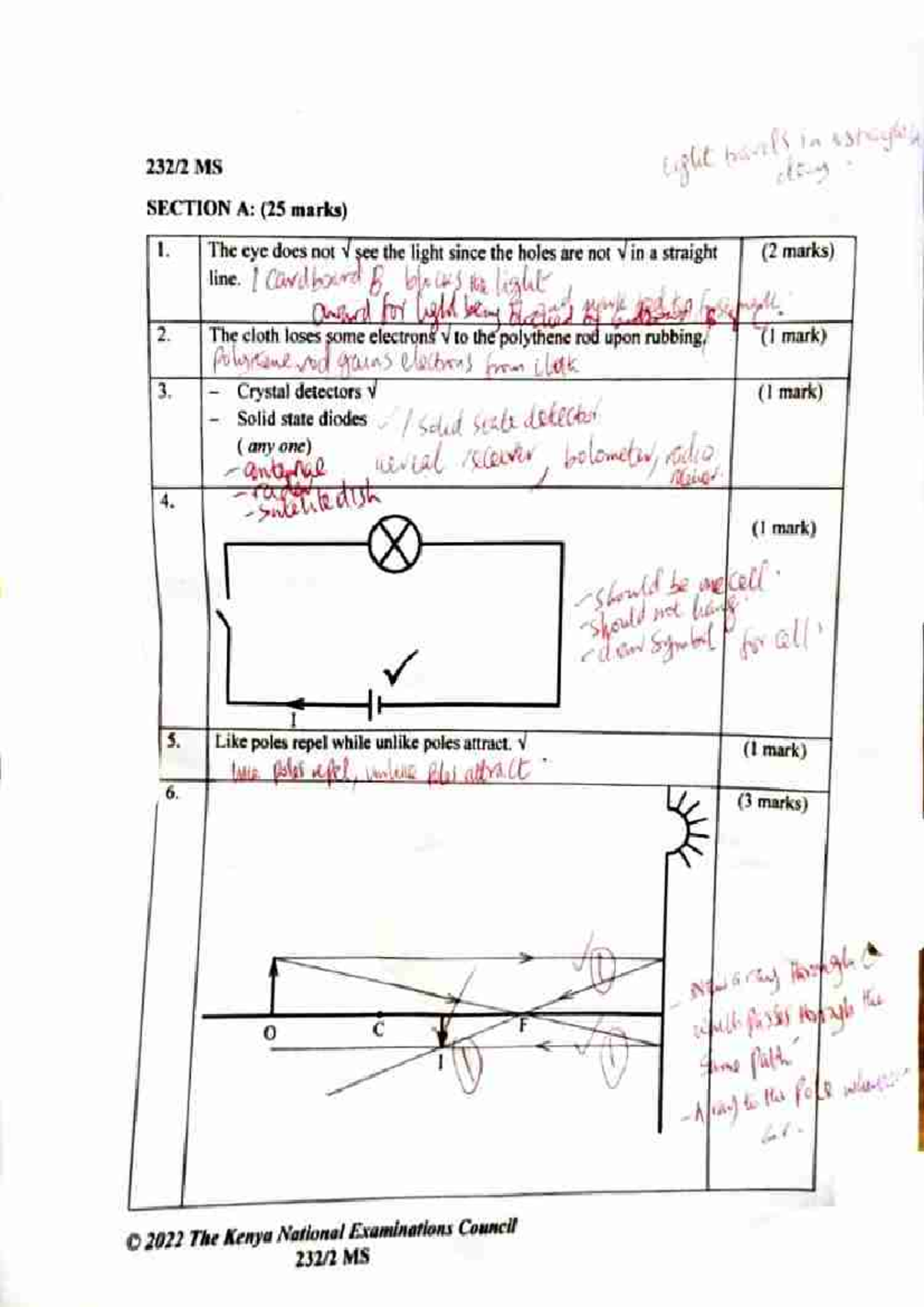 PHYC 2022 Final Exam MS Light Balls and Electromagnetism - Studocu
