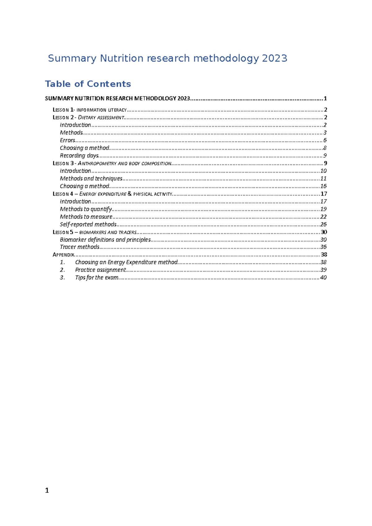 Summary of Nutrition Research Methodology 2023: Key Insights and ...