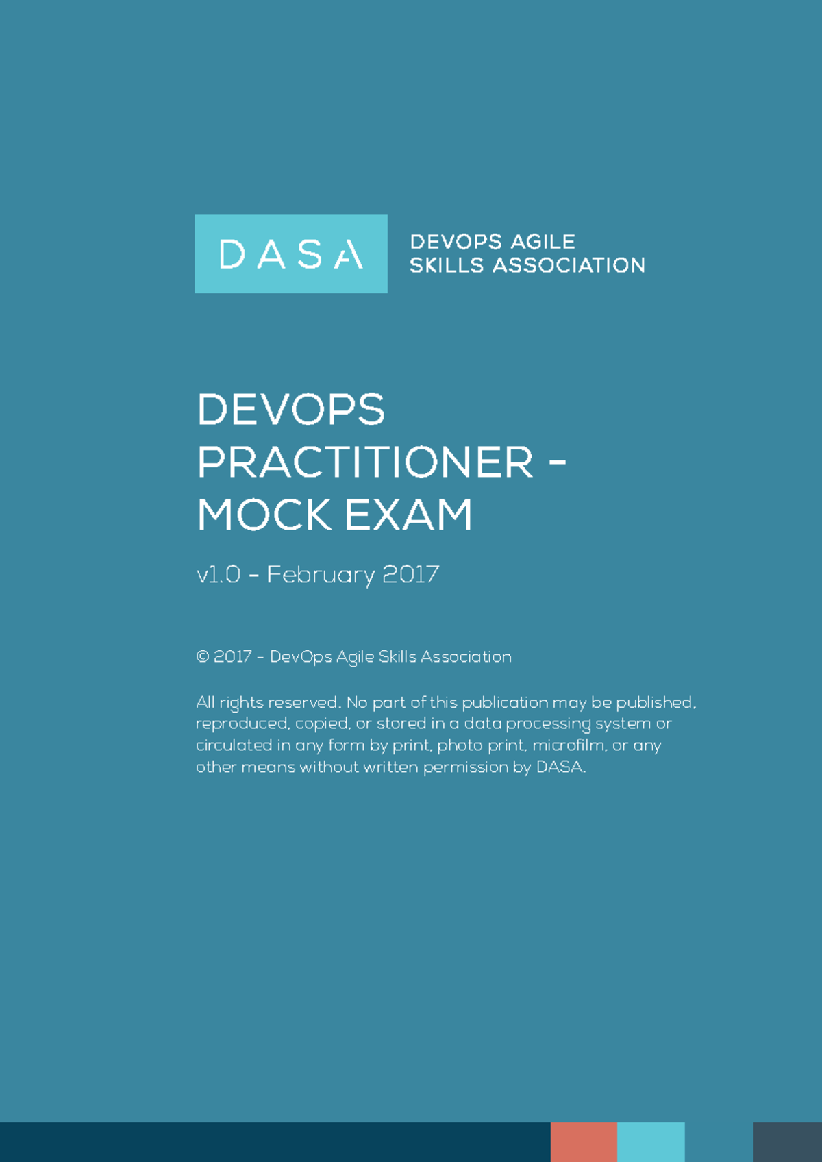 DASA DEVOPS Practitioner Mock Exam Questions & Answers Guide - Studeersnel