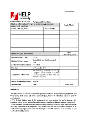 Contract Law and why these are related to business - Assignment No ...