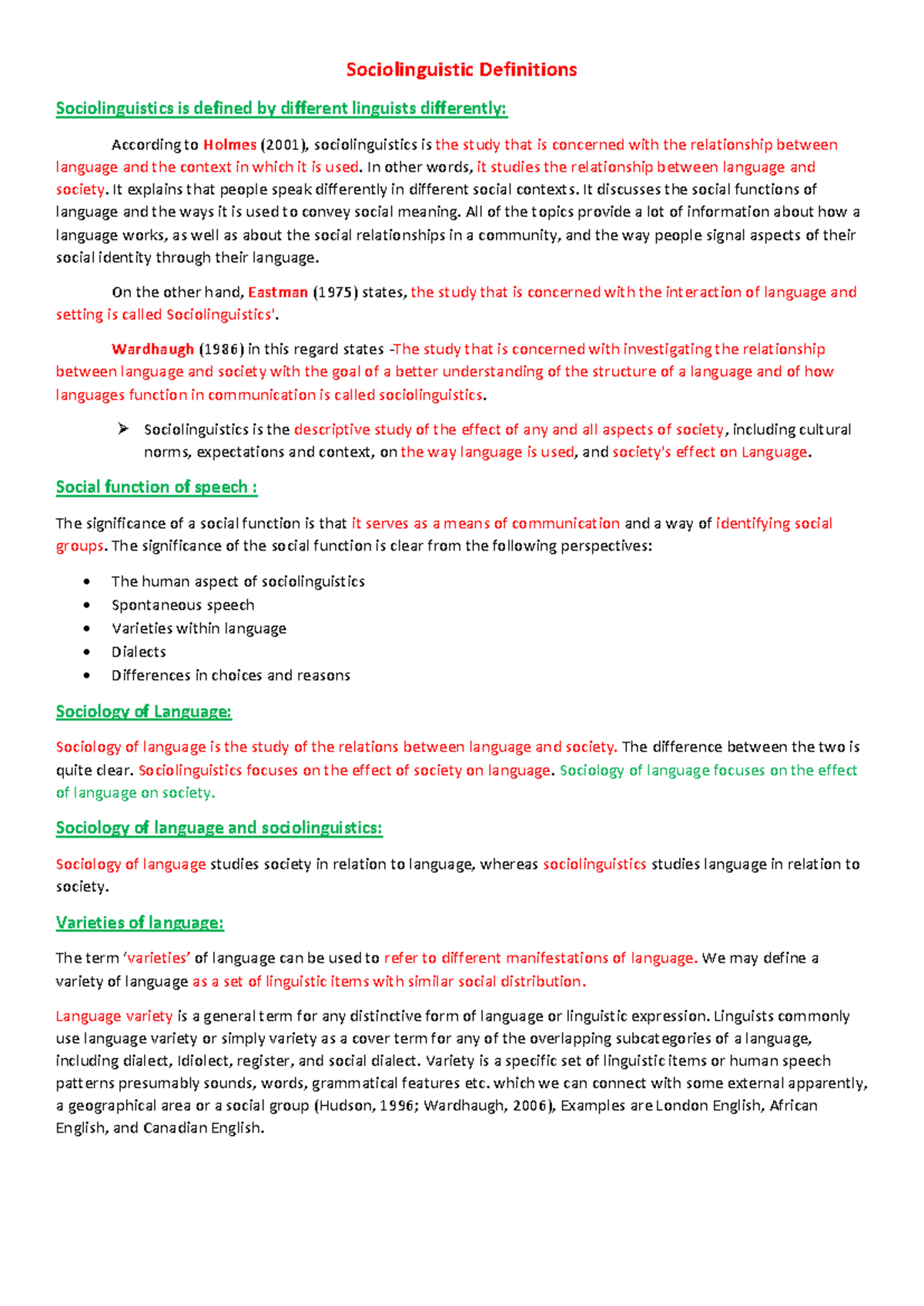 Sociolinguistics S5- Tarik Bentassef - Sociolinguistic