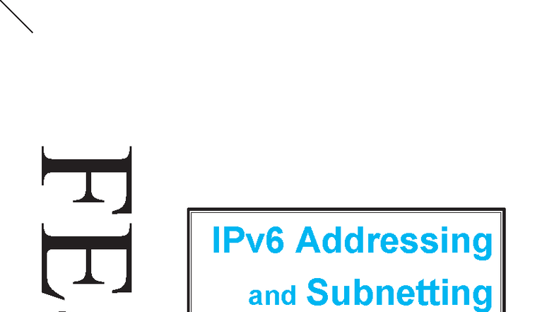 FE80::1 IPv6 Addressing and Subnetting Workbook - Student Version - Studocu