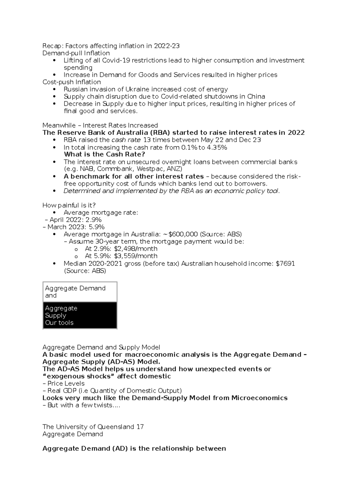 L4 - Cost of Living II - Key Factors Impacting Inflation and Policy ...