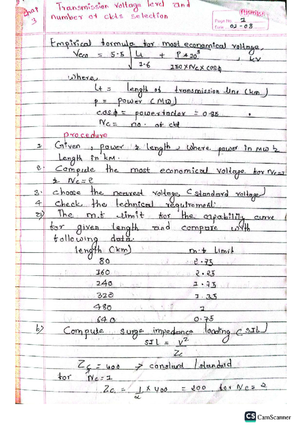 Transmission Voltage Level & Circuit Selection - Clarity 3 (Chap) - Studocu