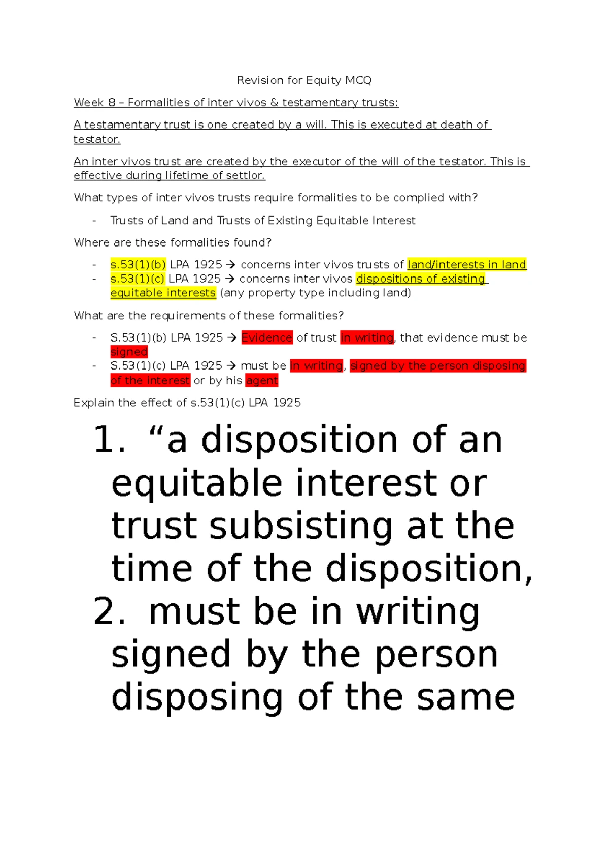 LAW101 Week 2 Revision Notes: Legal Capacity, Partners, and Liabilities ...