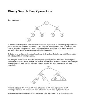 Binary Tree and Binary Search Tree Exercises (Solutions) - Binary Tree ...