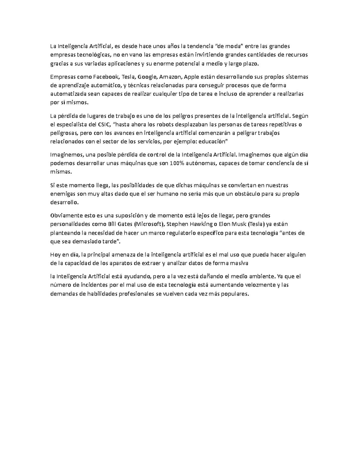 La Inteligencia Artificial neiber - La Inteligencia Artificial, es ...