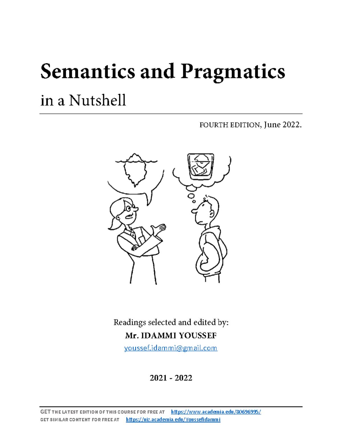 Semantics and Pragmatics in a Nutshell F - GET THE LATEST EDITION OF ...